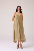 Jane Olive Handwoven Dress view 5