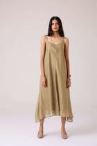 Jane Olive Handwoven Dress view 8