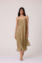 Jane Olive Handwoven Dress view 10