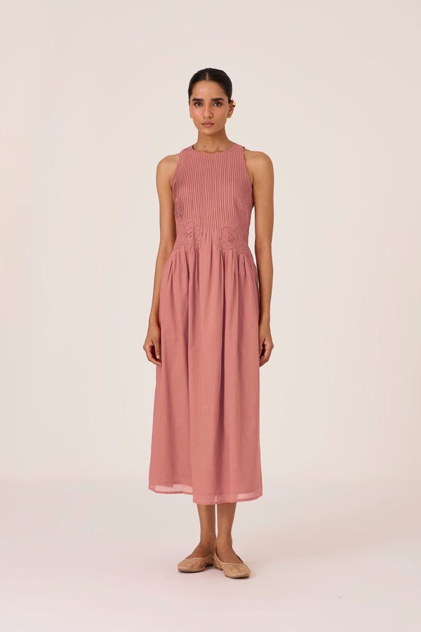 The Summer House — Amani Rose Embroidered Dress