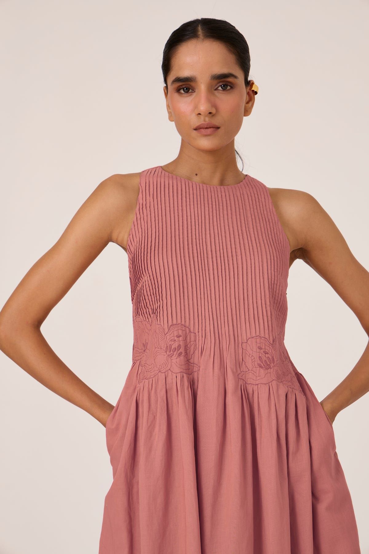 Amani Rose Embroidered Dress - image 5