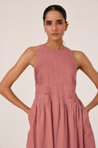 Amani Rose Embroidered Dress view 5