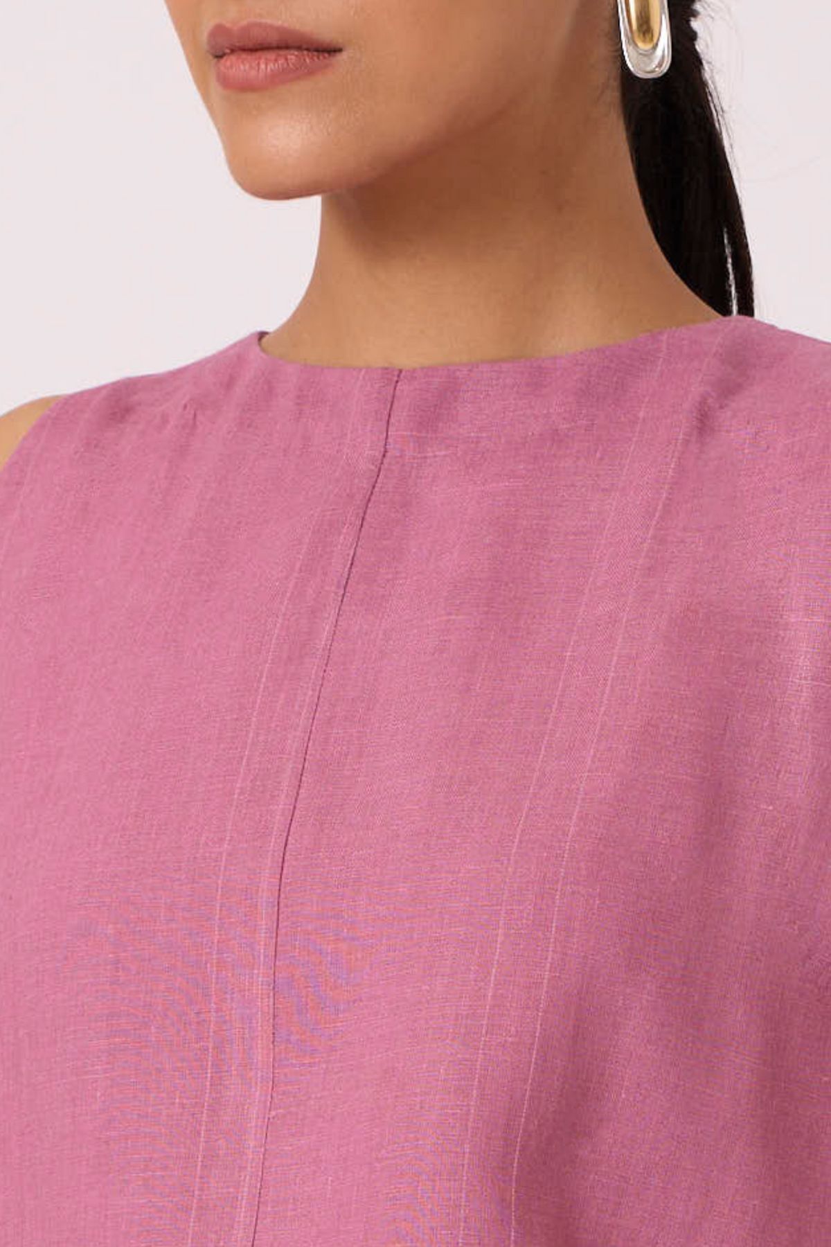 Eyre Lilac Linen Top - image 4