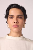 Rayya Off White Silk Top view 3