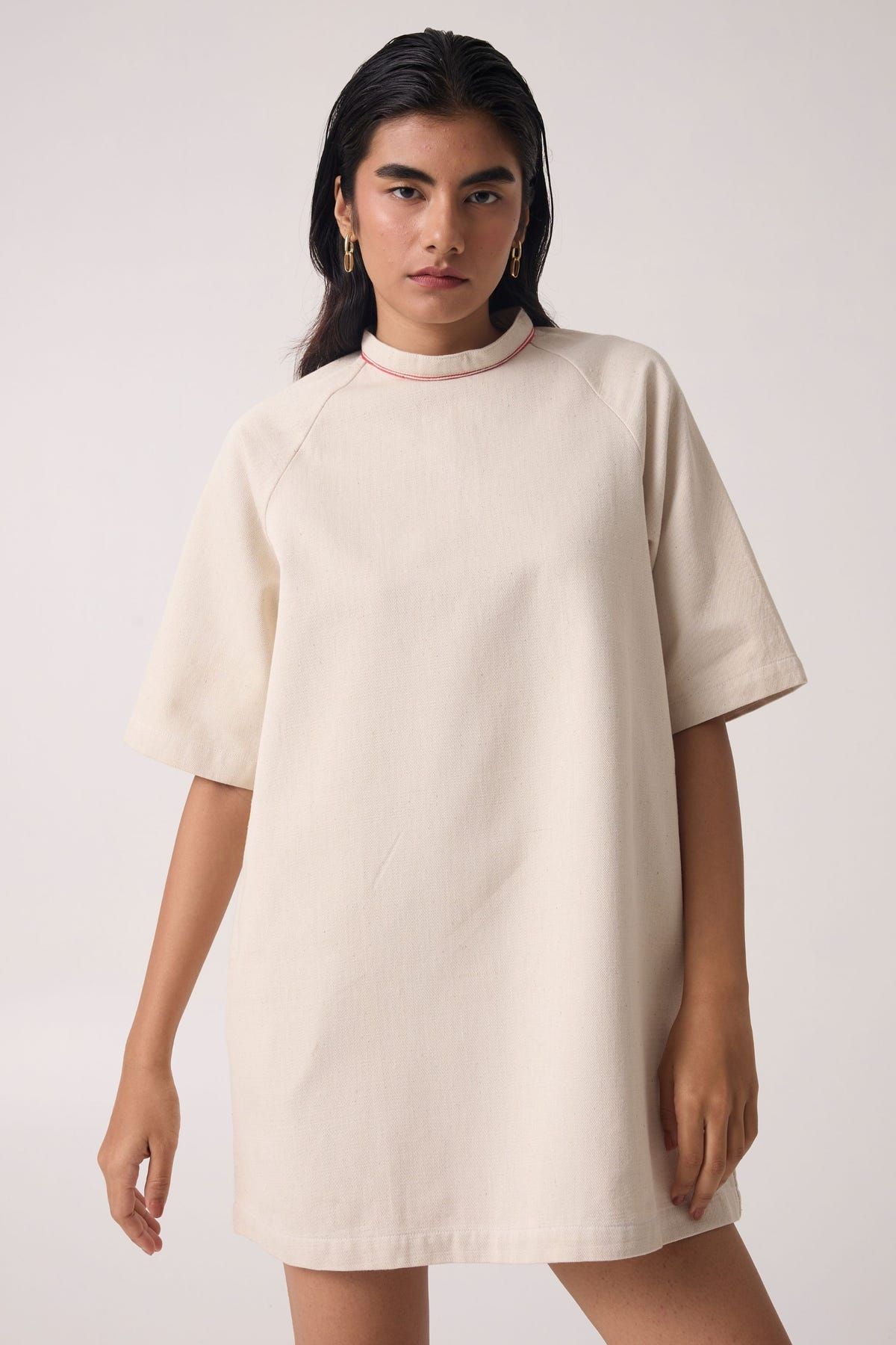 Soichi Off White Handwoven Dress - image 5
