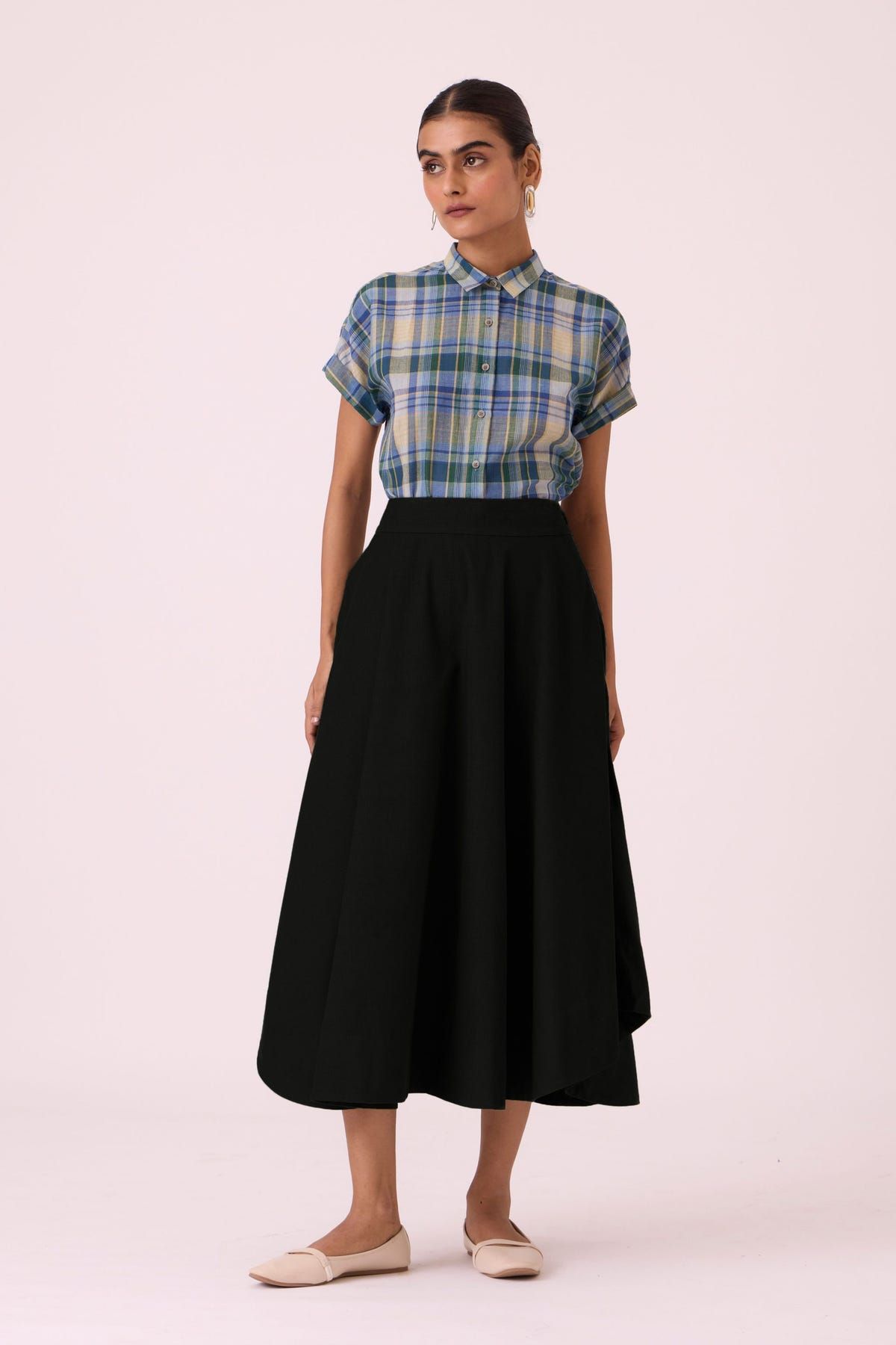 Boga Black Needlecord Skirt - image 2
