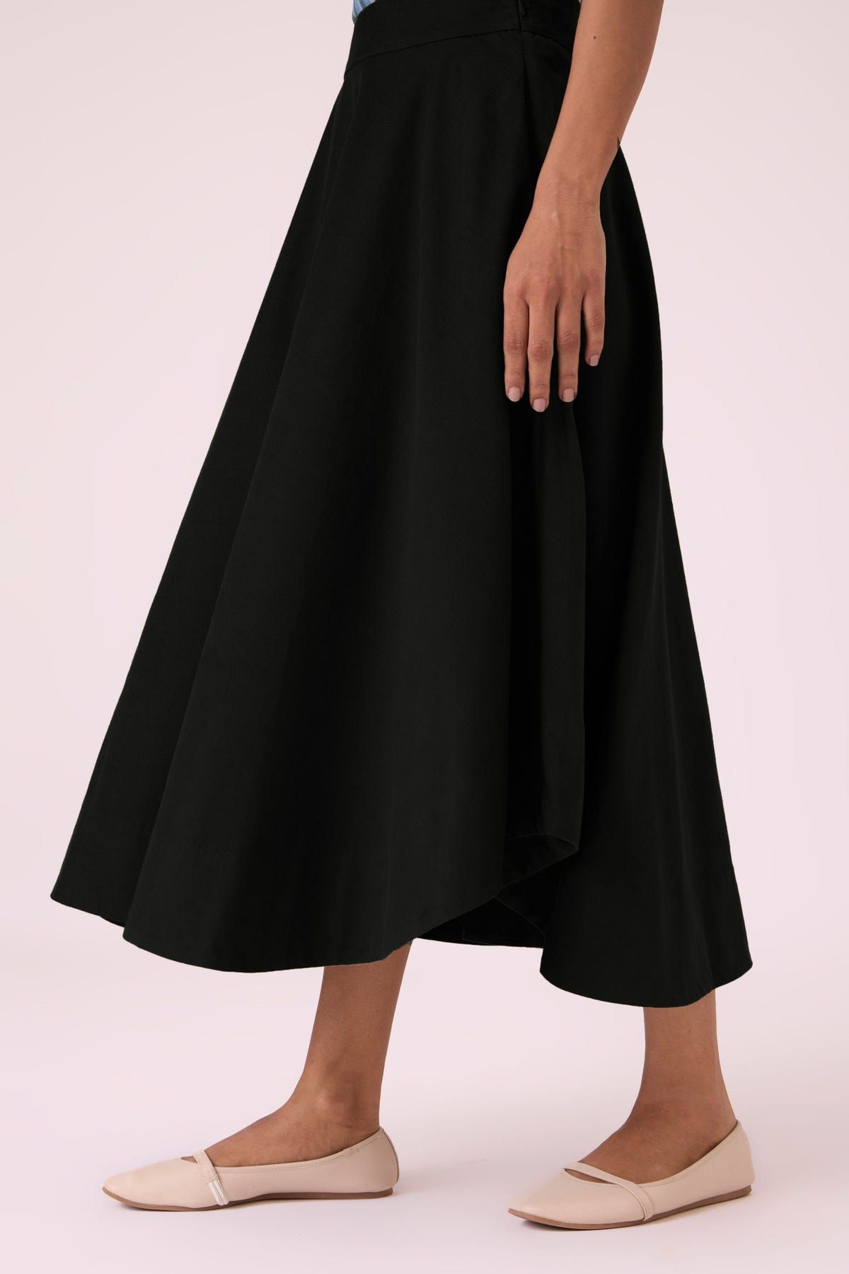 Boga Black Needlecord Skirt - image 3