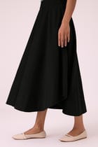 Boga Black Needlecord Skirt view 3