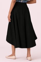 Boga Black Needlecord Skirt view 5