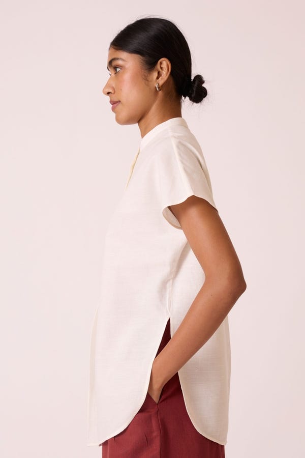 The Summer House — Deok Handwoven Cotton Top