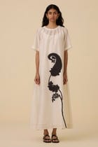 Cersei Paisley Embroidered Dress view 1