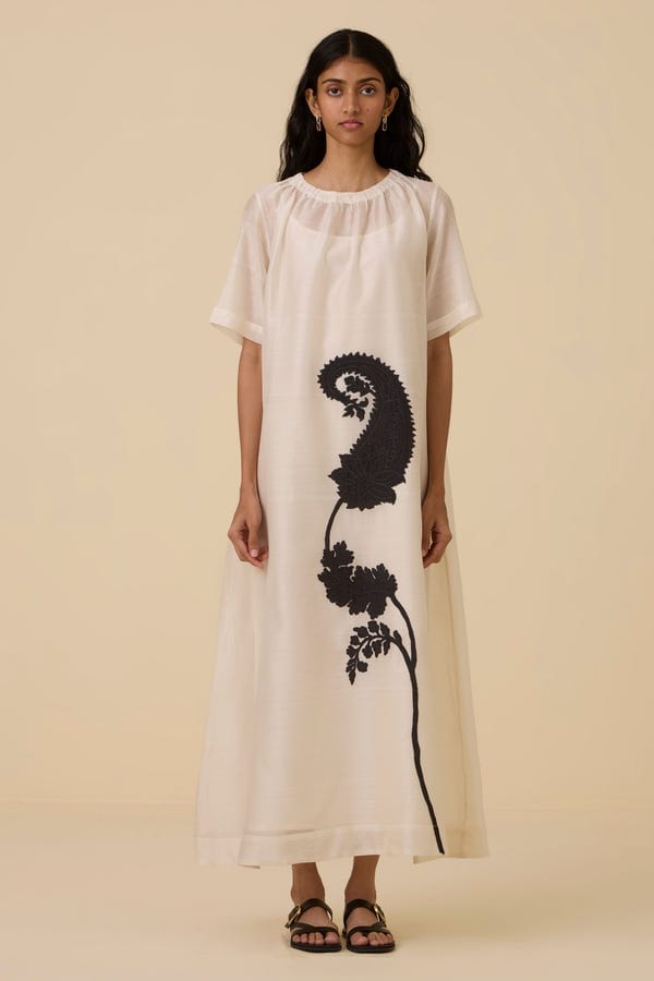 The Summer House — Cersei Paisley Embroidered Dress