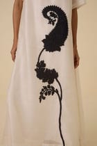Cersei Paisley Embroidered Dress view 8