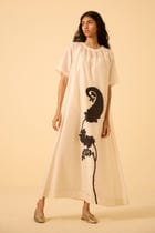Cersei Paisley Embroidered Dress view 10