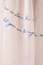 Astra White Embroidered Maxi Dress view 11