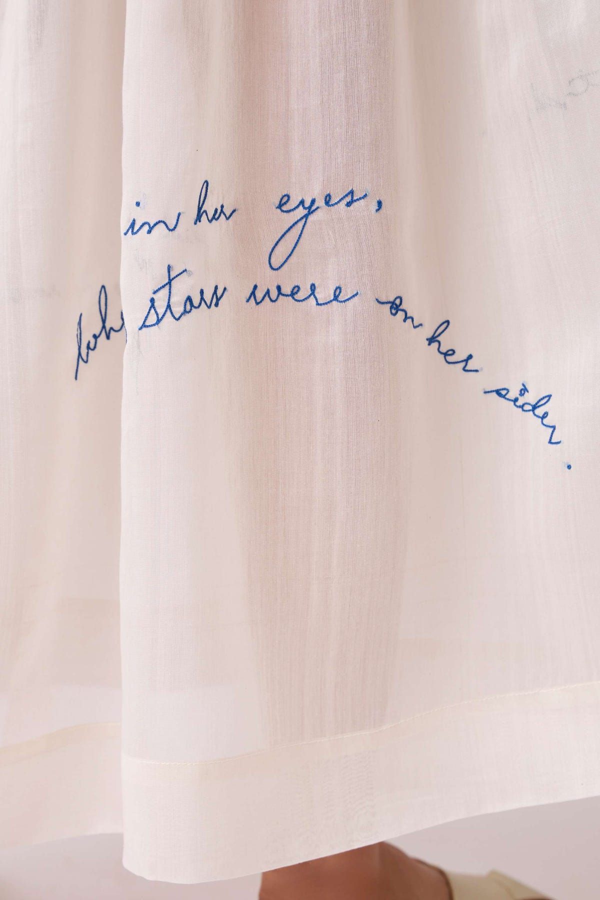 Astra White Embroidered Maxi Dress - image 13