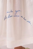 Astra White Embroidered Maxi Dress view 13