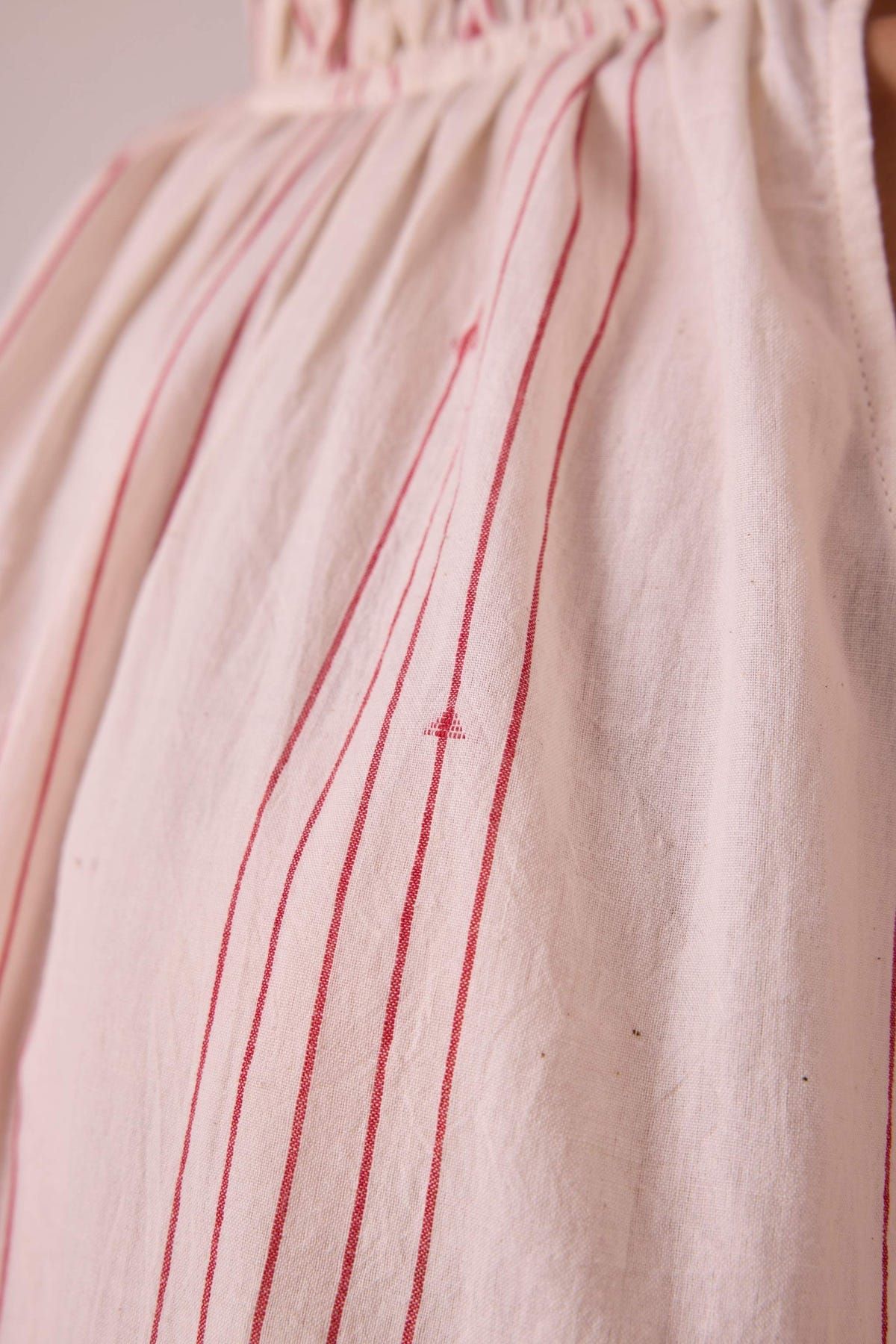 Kocho Red Striped Handwoven Top - image 7