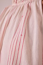 Kocho Red Striped Handwoven Top view 7