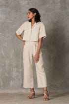 Clyde Pants - Sand view 1