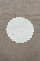 White Floral Embroidered Coasters - Set of 2 view 2
