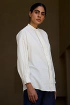 Ryuk Handwoven Embroidered Shirt view 2