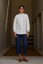 Ryuk Handwoven Embroidered Shirt view 7