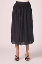 Sahir Black Handwoven Skirt view 2