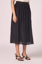 Sahir Black Handwoven Skirt view 3