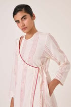 Milovat Red Stripe Wrap Tunic view 5