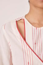 Milovat Red Stripe Wrap Tunic view 6