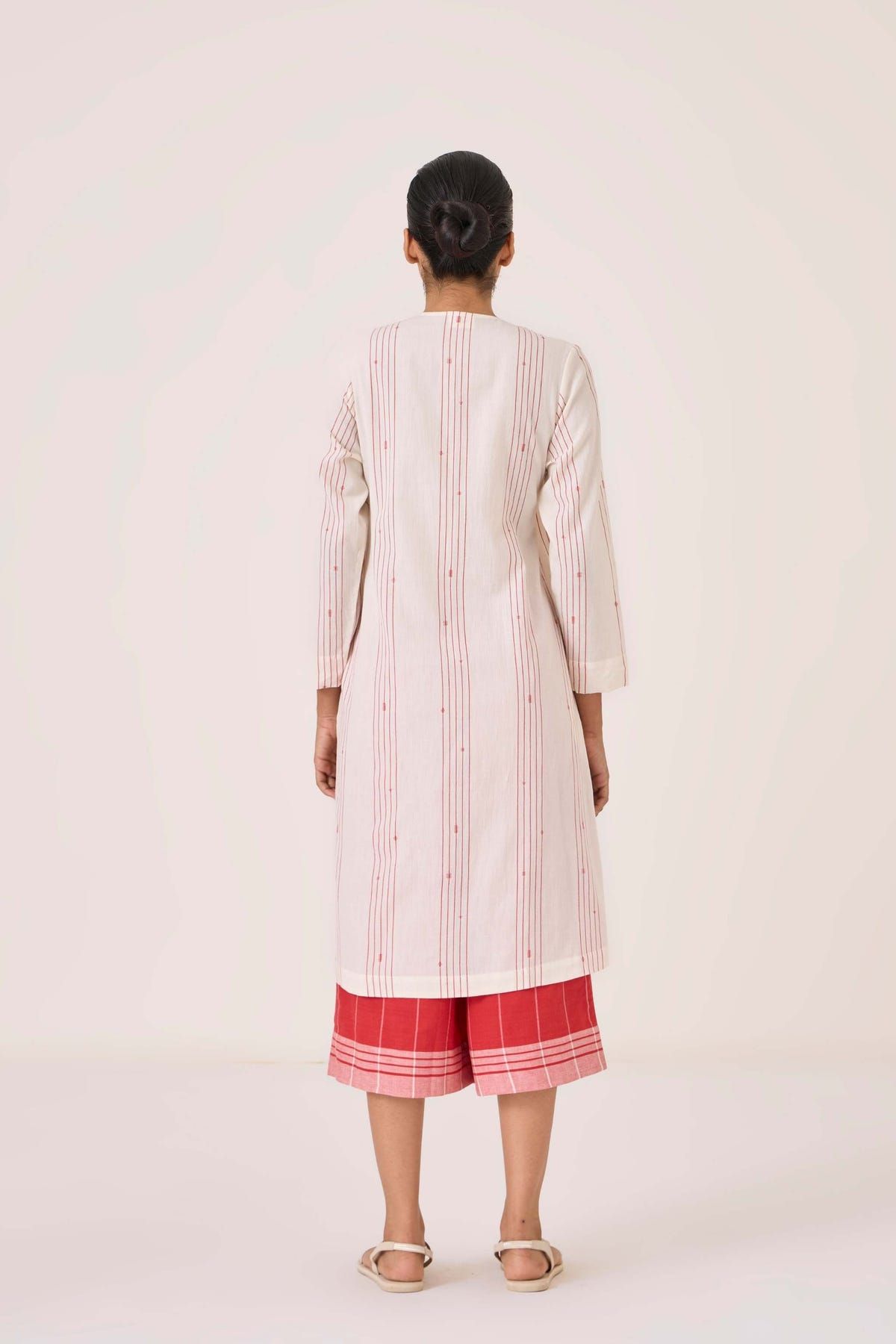Milovat Red Stripe Wrap Tunic - image 10