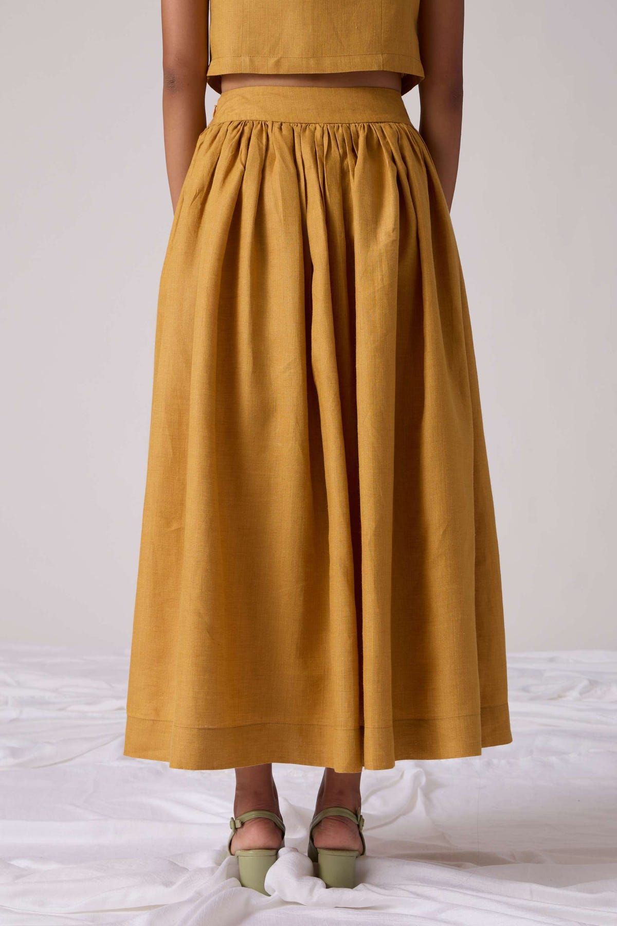 Maud Skirt - Mustard - image 3