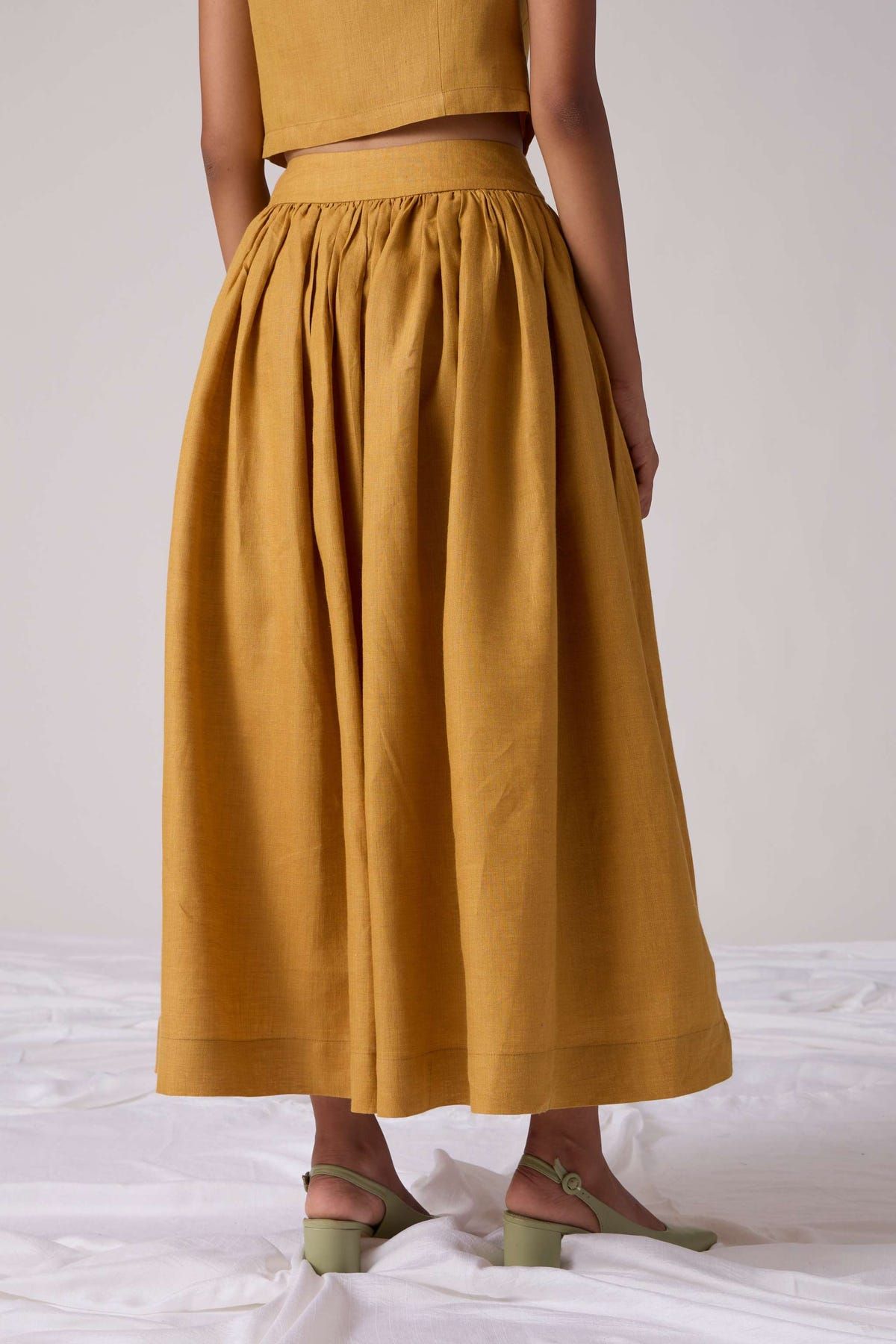Maud Skirt - Mustard - image 5