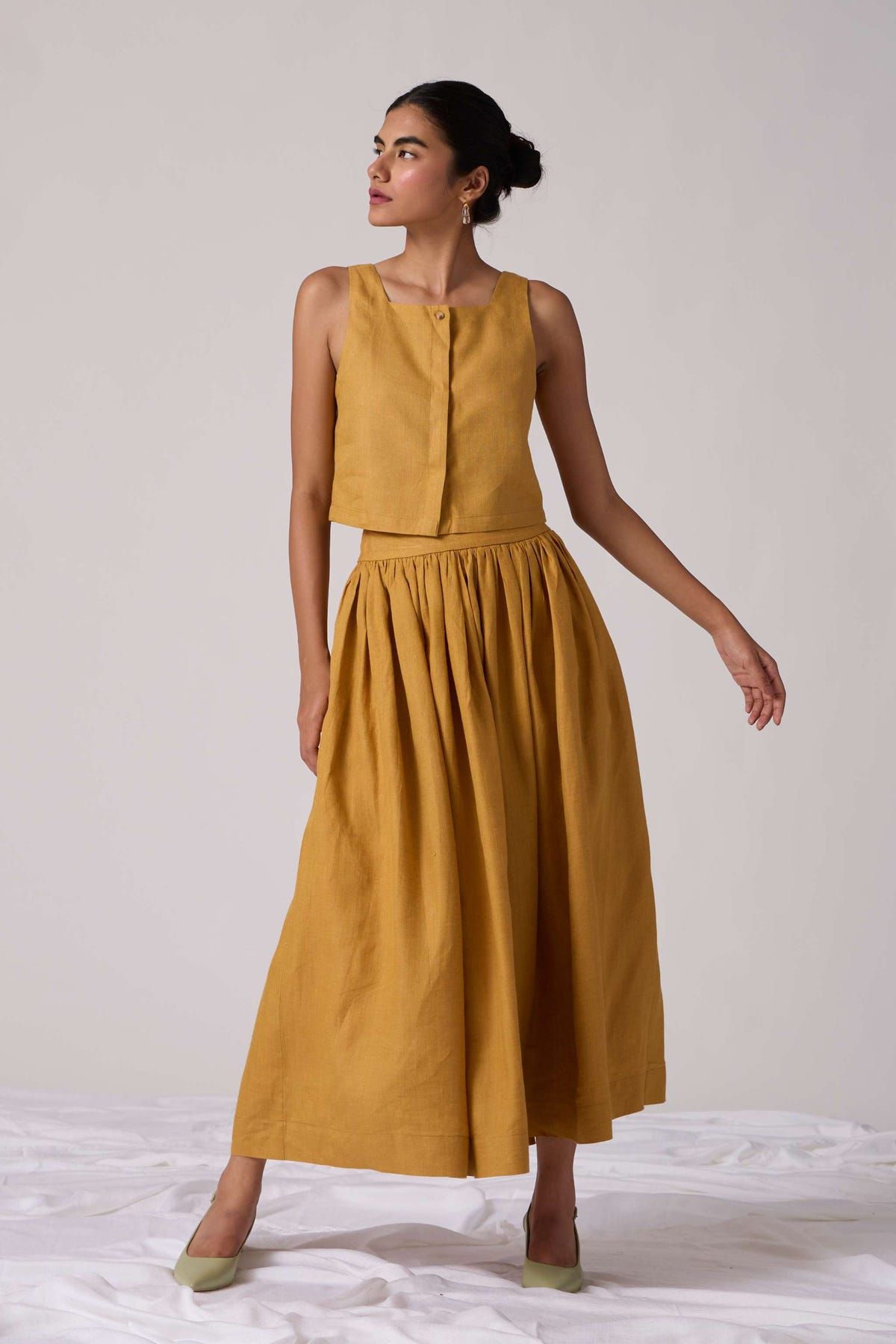 Maud Skirt - Mustard - image 8