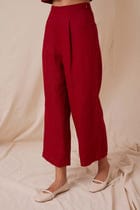 Clyde Pant - Scarlet view 3