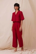 Clyde Pant - Scarlet view 7
