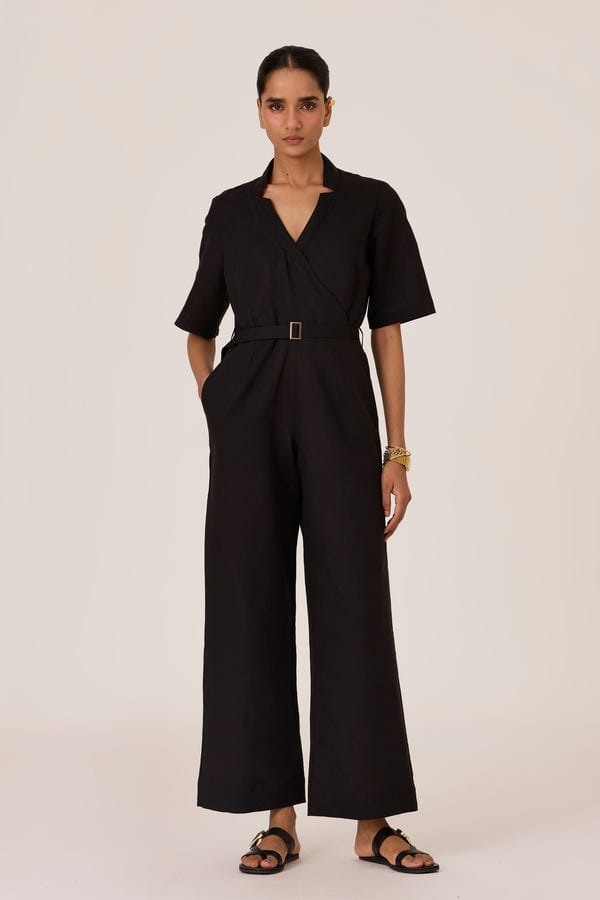 The Summer House — Jos Black Jumpsuit