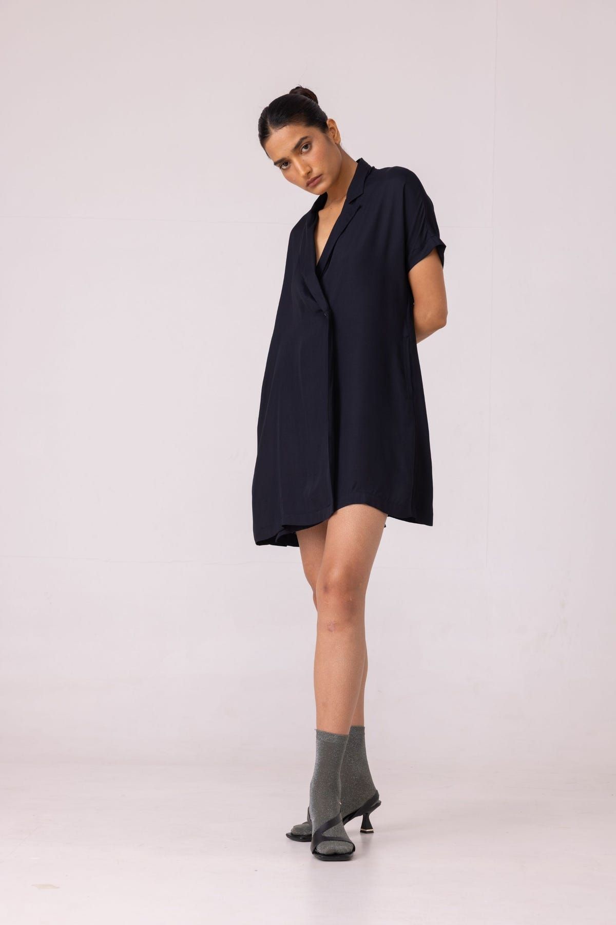 Amy Black Blazer Dress - image 9