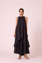 Sila Black Maxi Dress view 3