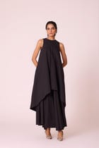 Sila Black Maxi Dress view 5