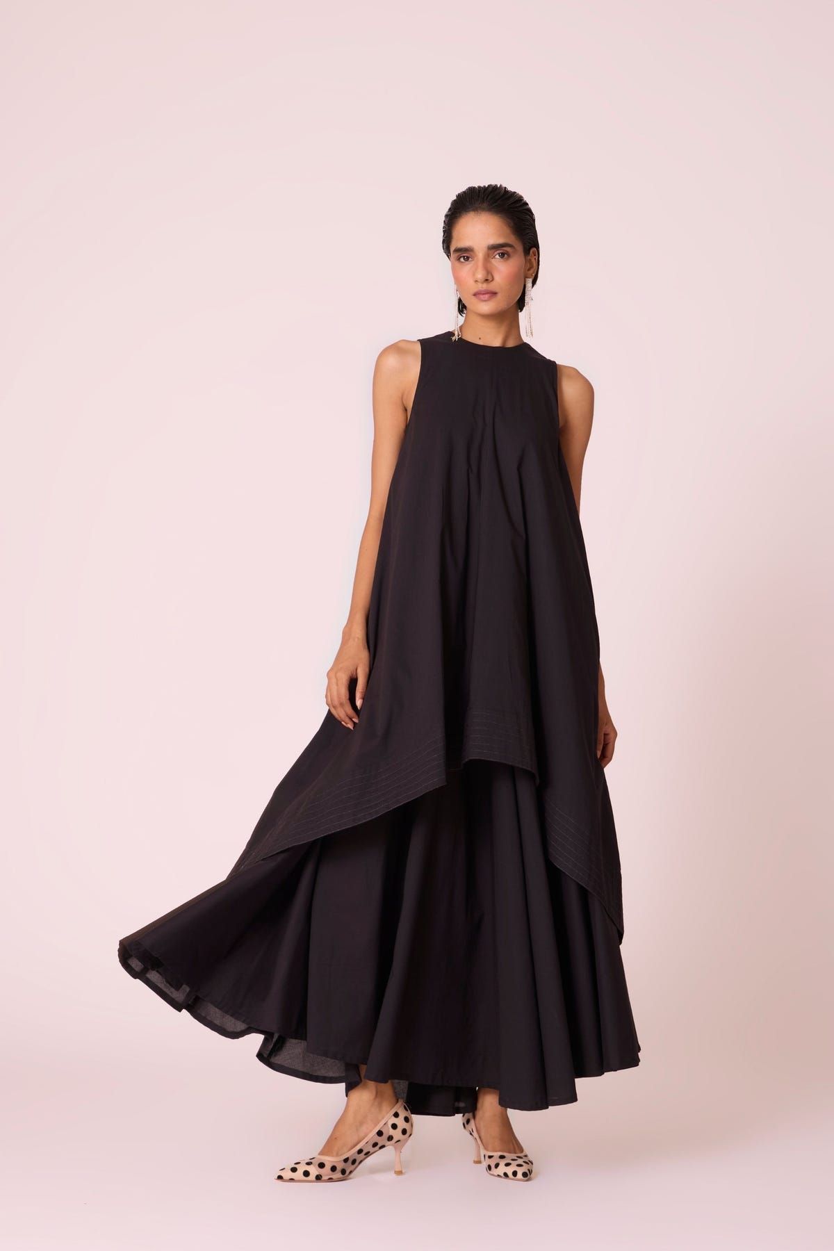 Sila Black Maxi Dress - image 8