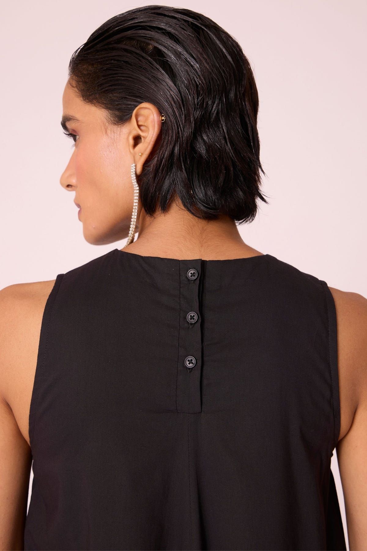 Sila Black Maxi Dress - image 10