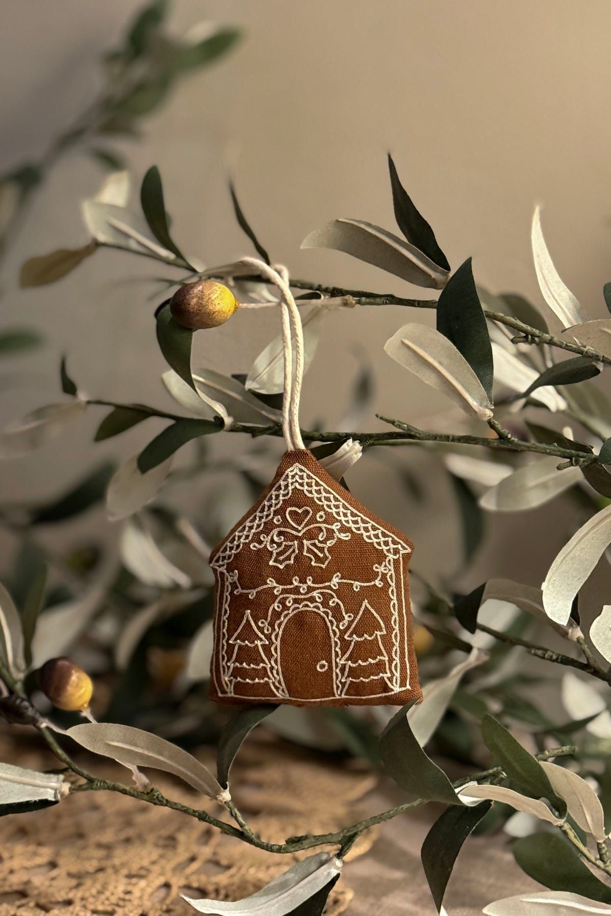 Gingerbread Ornament I - image 1