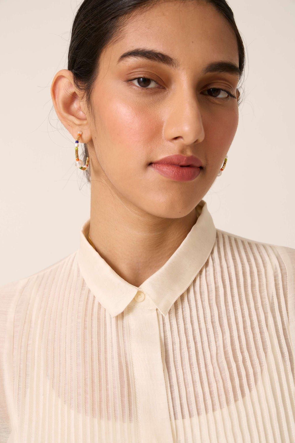 Shankha Off white Handwoven Shirt - image 4