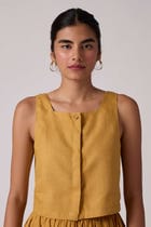 Adelaide Top - Mustard view 2