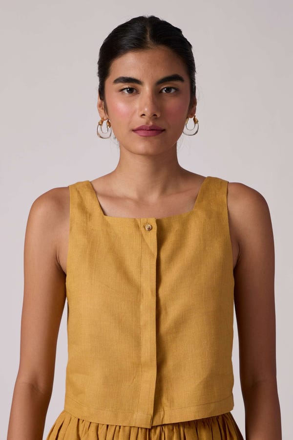The Summer House — Adelaide Top - Mustard