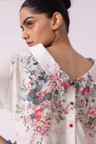 Nora Floral Printed Top view 1