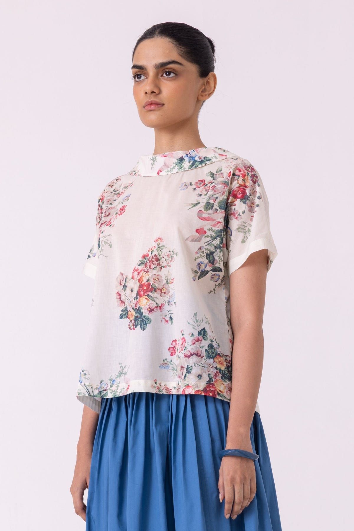 Nora Floral Printed Top - image 3