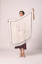 Virgo Printed Satin Scarf view 1